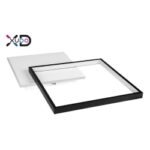Żyrandol LED 27W 45x35cm czarny CCT pilot.