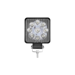 Lampa LED Robocza 10-30V 27W 9LED kwadratowa WR