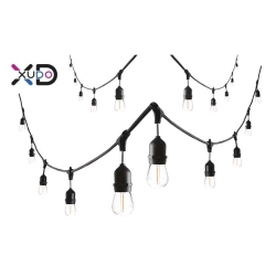 Girlanda LED 20m 20x E27 z żarówkami 1W