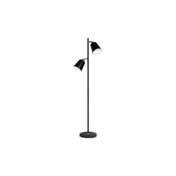 Lampa podłogowa Koko 2x E27 140cm czarna+ złota