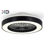 Plafon Led 36W+15W 3CCT wentylator czar