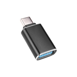 Adapter przejściówka USB-A do USB-C 5A czarny