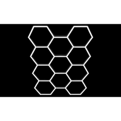 Lampa LED Hexagon 11S 368W 336x238cm zestaw 6500K