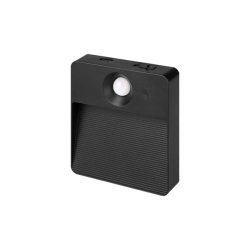 Lampa LED Aku Poli PIR czarna 3CCT