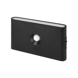 Lampa LED Aku Wolf PIR czarna 3CCT
