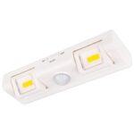 Lampa podszafkowa LED 2x COB PIR 4000K