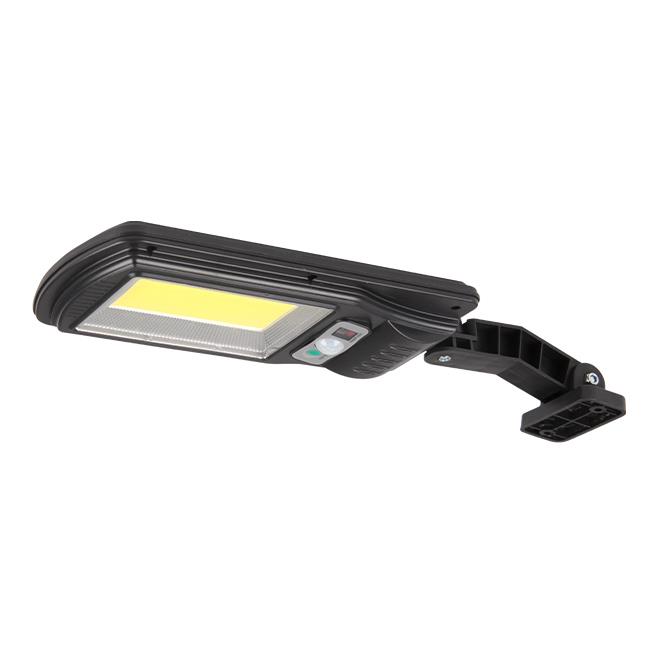 Lampa LED solarna slim COB czujnik PIR pilot uchwt 1 Lampa LED solarna slim COB czujnik PIR pilot uchwt