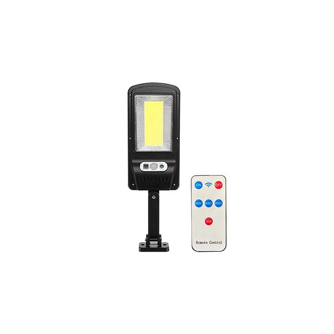 Lampa LED solarna slim COB czujnik PIR pilot uchwt 3 Lampa LED solarna slim COB czujnik PIR pilot uchwt - obrazek 3