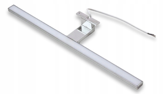 Kinkiet łazienkowy lampa LED 9w 2W1 nad lustro szafkę chrom IP44 50cm 9 Kinkiet łazienkowy lampa LED 9w 2W1 nad lustro szafkę chrom IP44 50cm - obrazek 9