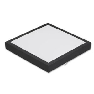 Panel LED natynkowy kwadrat Proma 12W 4000K czarny