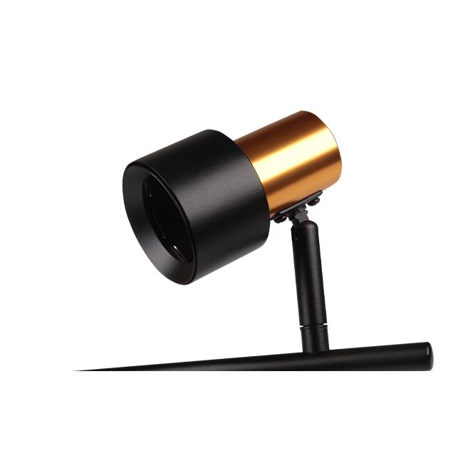Kinkiet GU10 LED Katia ruchomy 60mm x1 czarny. 3 Kinkiet GU10 LED Katia ruchomy 60mm x1 czarny. - obrazek 3
