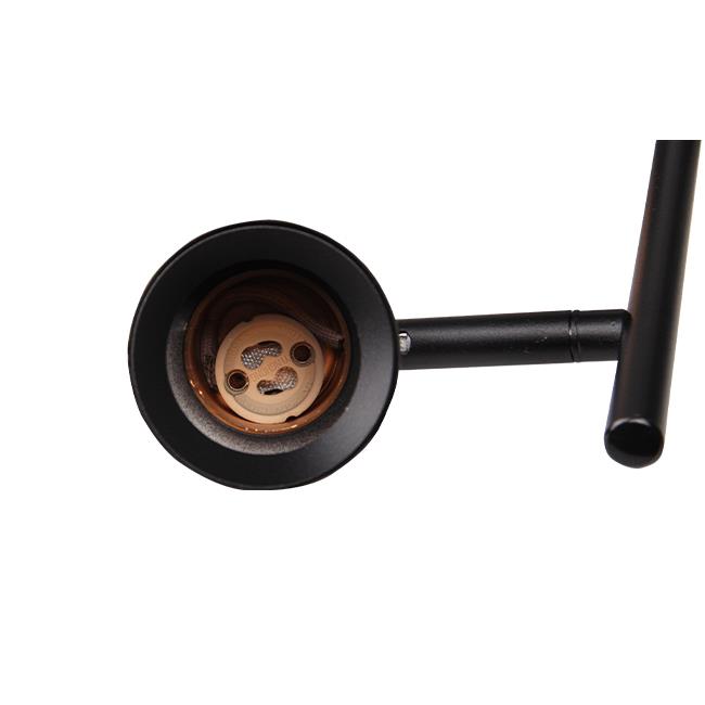 Kinkiet GU10 LED Katia ruchomy 60mm x1 czarny. 4 Kinkiet GU10 LED Katia ruchomy 60mm x1 czarny. - obrazek 4