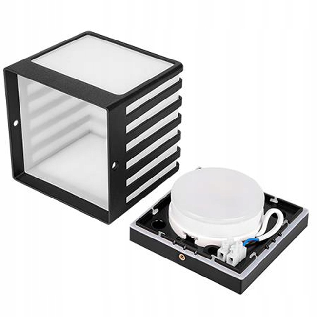 Kinkiet zewnętrzny elewacyjny ścienny zestaw z żarówką 12w LED gx53 IP54 7 Kinkiet zewnętrzny elewacyjny ścienny zestaw z żarówką 12w LED gx53 IP54 - obrazek 7