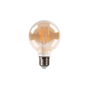 Żarówka LED E27 Filament 3-Dimm G80 2700K 6W Ambe.