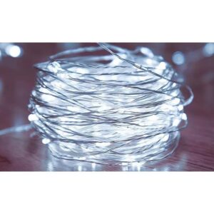 Łańcuch LED świąteczny USB 100 LED 10m 6500K.