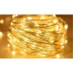 Łańcuch LED świąteczny USB 100 LED 10m 2700K.