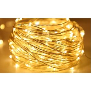 Łańcuch LED świąteczny USB 100 LED 10m 2700K.