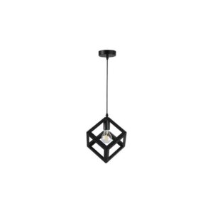 Oprawa wisząca E27 Cube x1 czarny