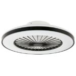 Plafon Led Kleo 36W+15W 3CCT wentylator 50cm czarn