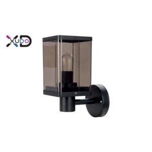 Kinkiet E27 LED IP44 Smoke czarny.