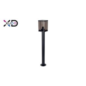 Lampa ogrodowa E27 LED IP44 Smoke czarna.