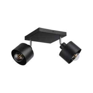 Kinkiet E27 LED Elza ruchomy x2 czarny
