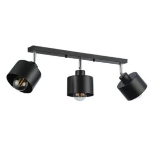 Kinkiet E27 LED Elza ruchomy x3 czarny
