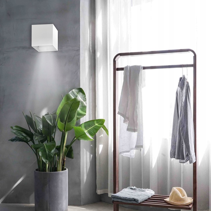 Lampa elewacyjna zewnetrzna LED 6w kinkiet na balkon taras IP54 11 Lampa elewacyjna zewnetrzna LED 6w kinkiet na balkon taras IP54 - obrazek 11
