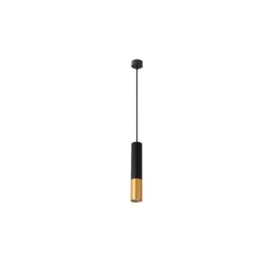 Lampa wisząca Keon GU10 x1 czarny + złoto