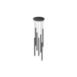 Lampa wisząca Piero G9 x7 okrąg czarny