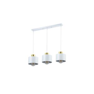 Oprawa wisząca E27 Elza x3 50cm biały + złoty