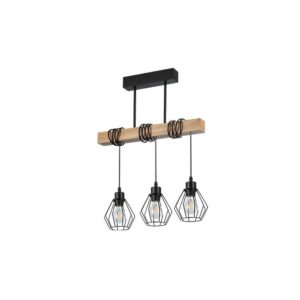 Oprawa wisząca E27 Otto x3 50cm czarny WD