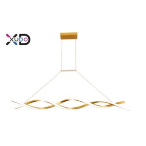 Żyrandol LED 37W 120cm 4000K złoty