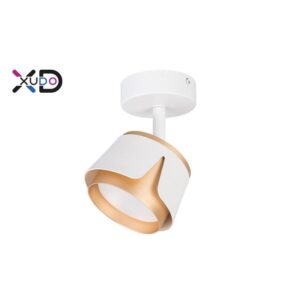 Kinkiet GX53 LED x1 biały+złoty