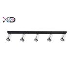 Kinkiet GU10 LED x5 biały+czarny.
