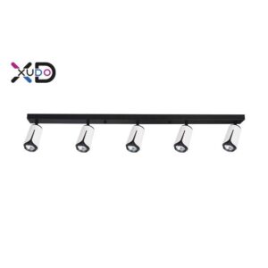 Kinkiet GU10 LED x5 biały+czarny.