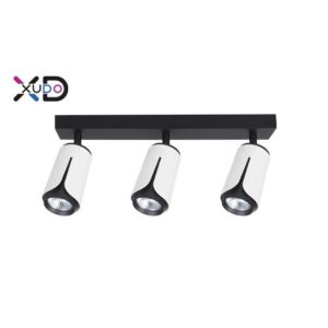 Kinkiet GU10 LED x3 biały+czarny
