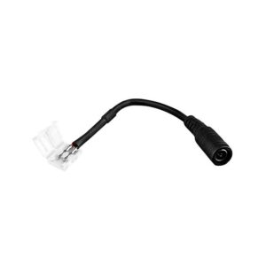 Złączka do taśmy LED 10mm zatrzaskowa z kablem DC.