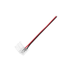 Złączka do taśmy LED 8mm zatrzaskowa z kablem
