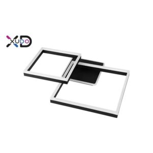 Żyrandol LED 55W 65x50cm 4000K czarny