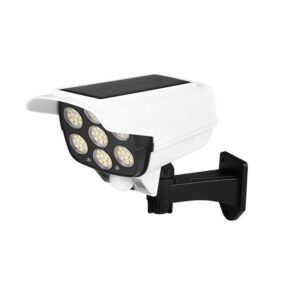 Lampa LED solarna atrapa kamery czujnik ruch pilo
