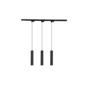 Zestaw tracklight 1-faza GU10 Keon czarny x3 1m cz