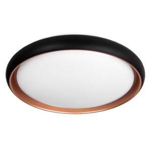 Plafon LED 3CCT 54W czarny+złoto pilot