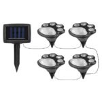 Lampa LED solarna 4xSMD wbijana psie łapki 470cm