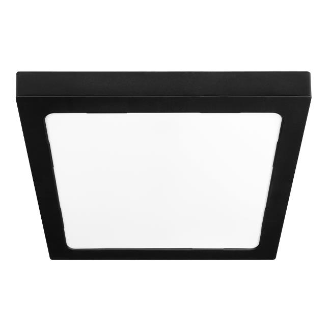 Panel LED natynkowy kwadrat Bingo 24W 4000K czarny 1 Panel LED natynkowy kwadrat Bingo 24W 4000K czarny
