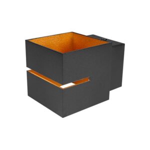 Kinkiet wewnętrzny LED G9 IP20 Costa Gold czarny