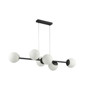 Oprawa wisząca E27 Bali-12 90cm x6 czarna