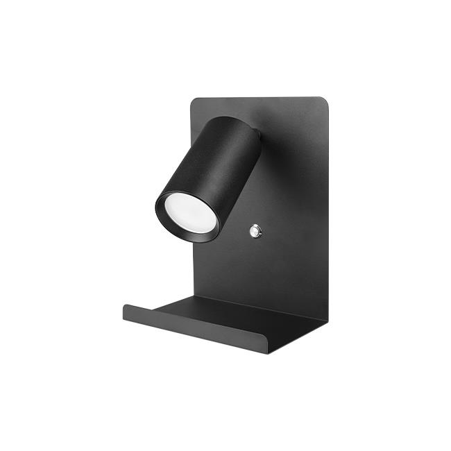 Kinkiet do czytania Kaliso GU10 Czarny USB A 1 Kinkiet do czytania Kaliso GU10 Czarny USB A