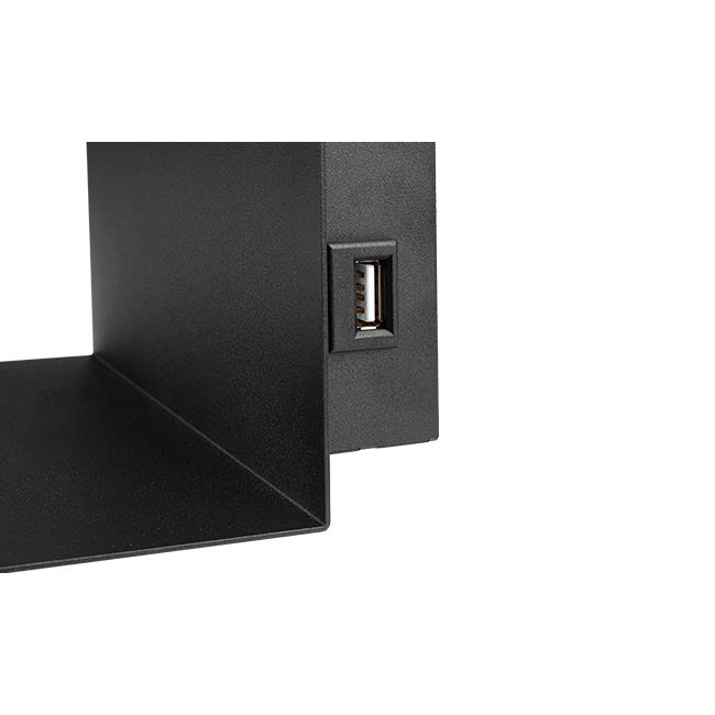 Kinkiet do czytania Kaliso GU10 Czarny USB A 4 Kinkiet do czytania Kaliso GU10 Czarny USB A - obrazek 4