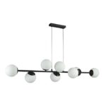 Oprawa wisząca E27 Bali-12 120cm x8 czarna